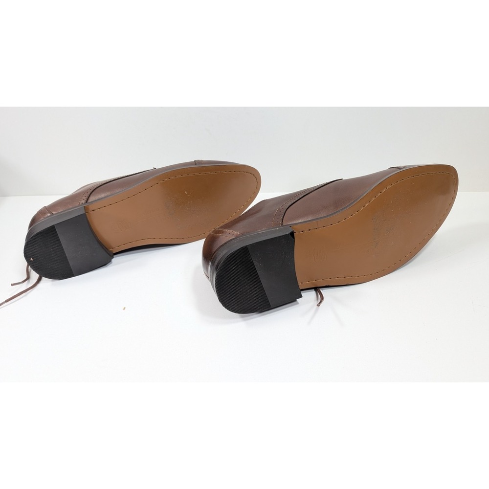 Frederico Leone Limited Tuxedo Shoes "Windsor" Brown Size 8.5 Style 6511 - Picture 7 of 13
